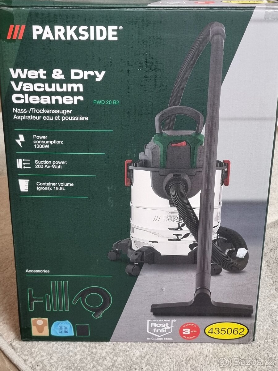 Vysavač parkside pwd 20 b2