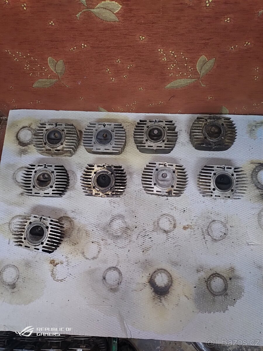 Hlavy válce jawa pionýr