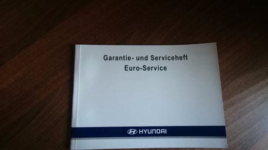 Servisná knižka Hyundai