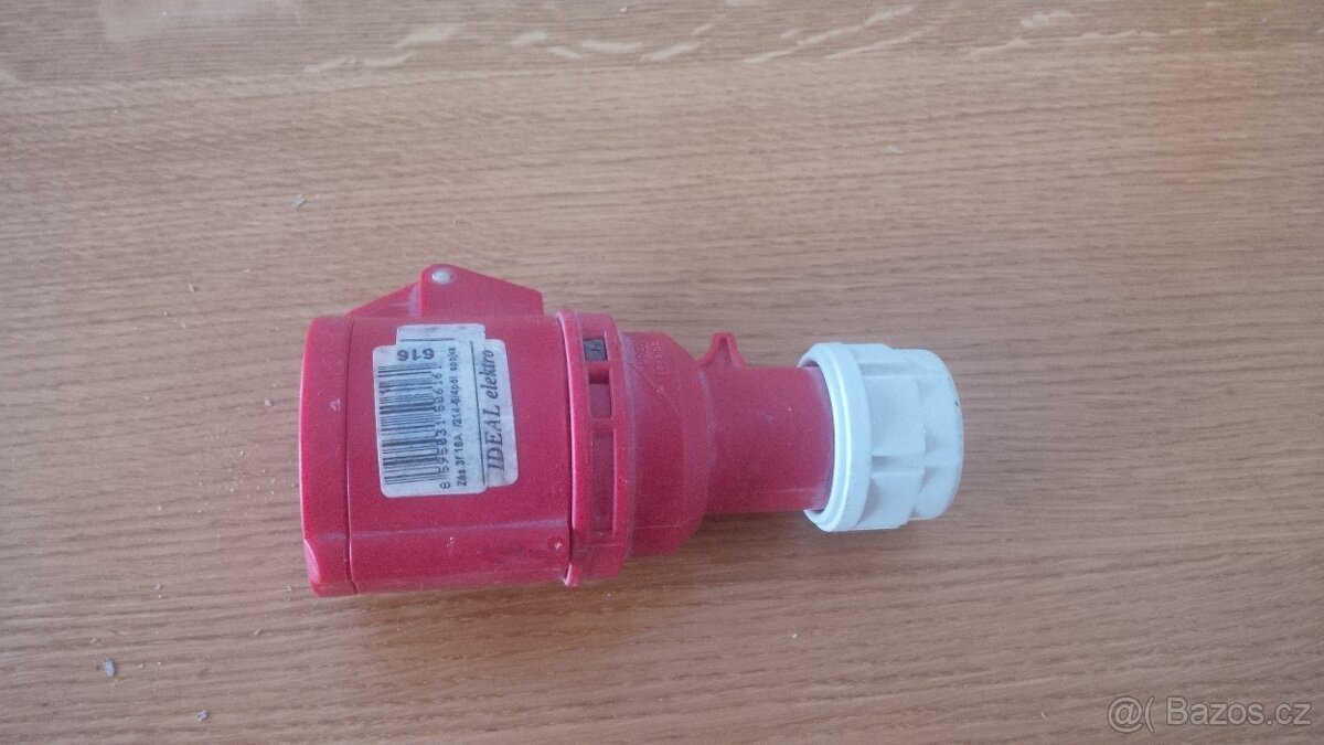 Elektrikářské zásuvky, zástrčky 380V, 400V 4 kolíkové