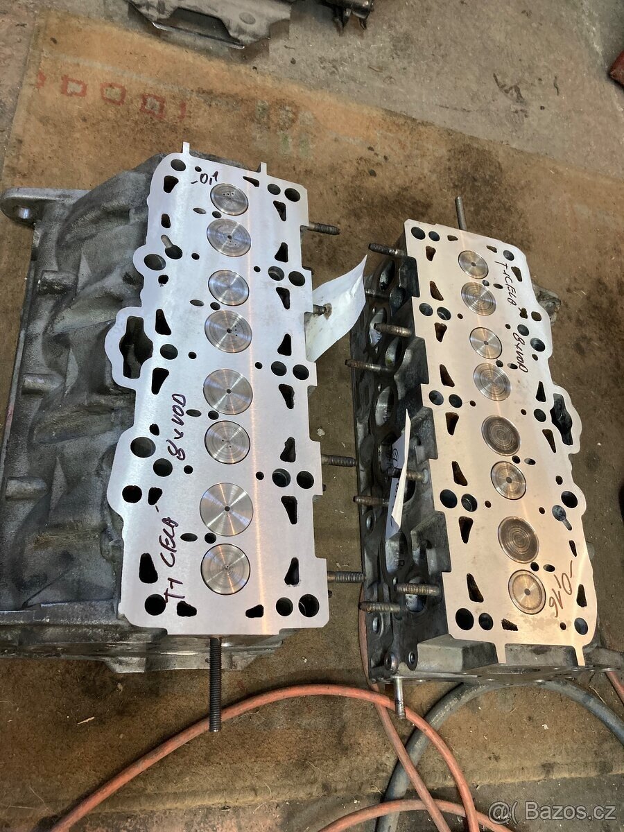 hlava motoru 2.0TDi 8V ,1.9TDi 8V tlak,brus,vodítka,ventily