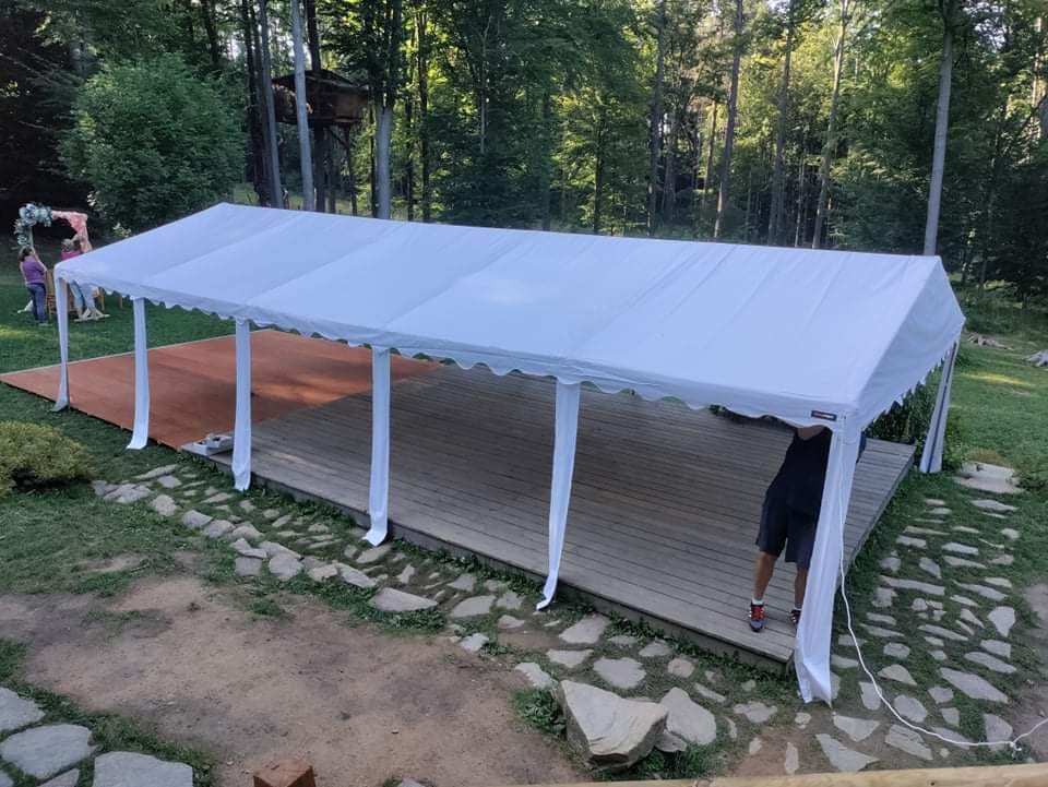 Pronájem párty stanů 5x10m