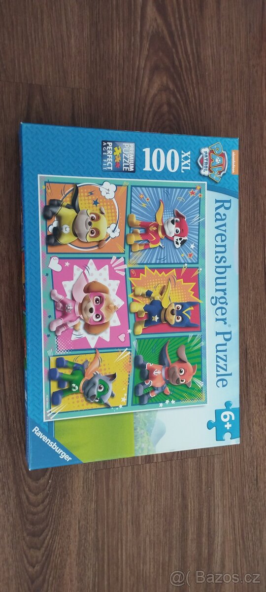 puzzle Tlapková patrola 100 dílků