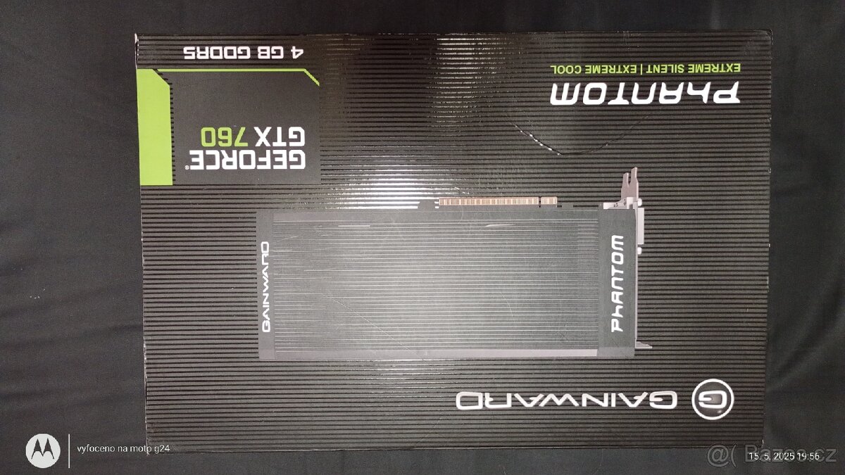 GAINWARD GTX 760 4GB PHANTOM + GIGABYTE GTS 250 1GB