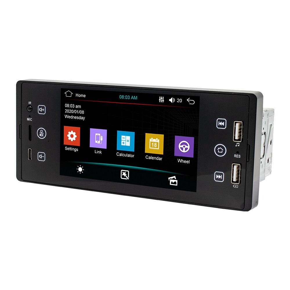 Dotykové 1din autorádio 5" s kamerou Bluetooth FM