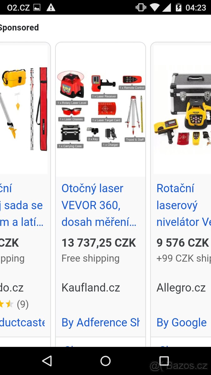 VEVOR 360 OTOČNÝ LASER