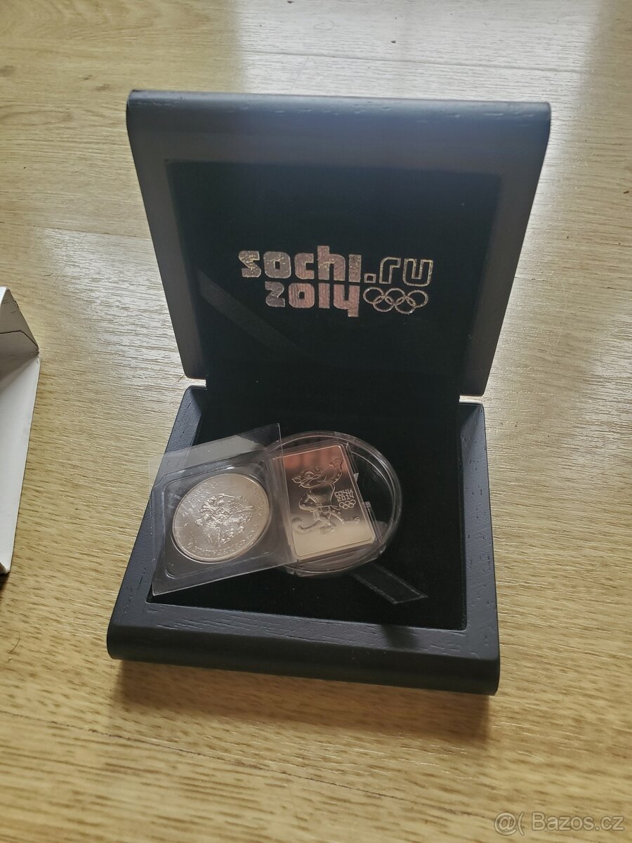 Pamětní medaile z olympiády v Soči