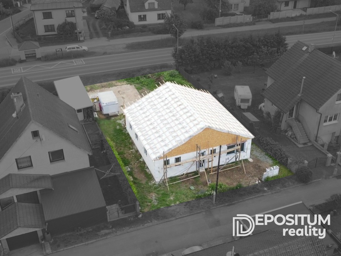Novostavba bungalovu 4+kk, Vlašim/Bolina