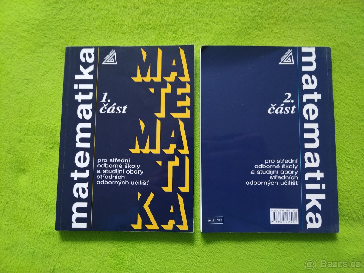 Matematika pro SOŠ a studijní obory SOU - 1. a 2. část