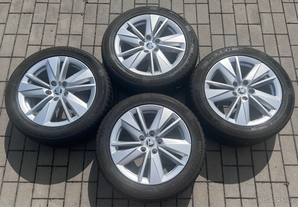 Karoq - 17” Scutus + zimní 215/55 R17 Nexen 7-8mm