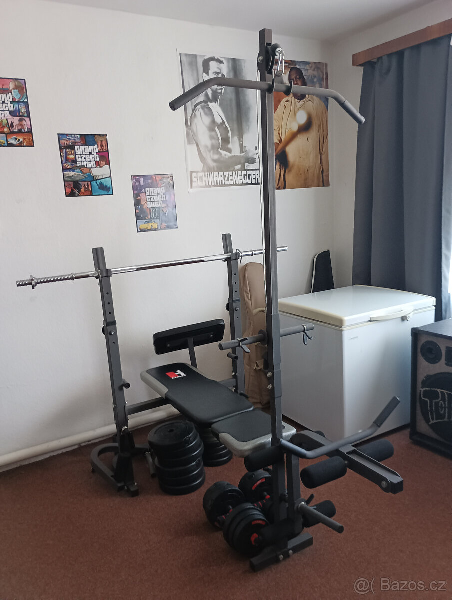 Posilovací lavice ( věž) Hammer XT pro s čínky a výbavou