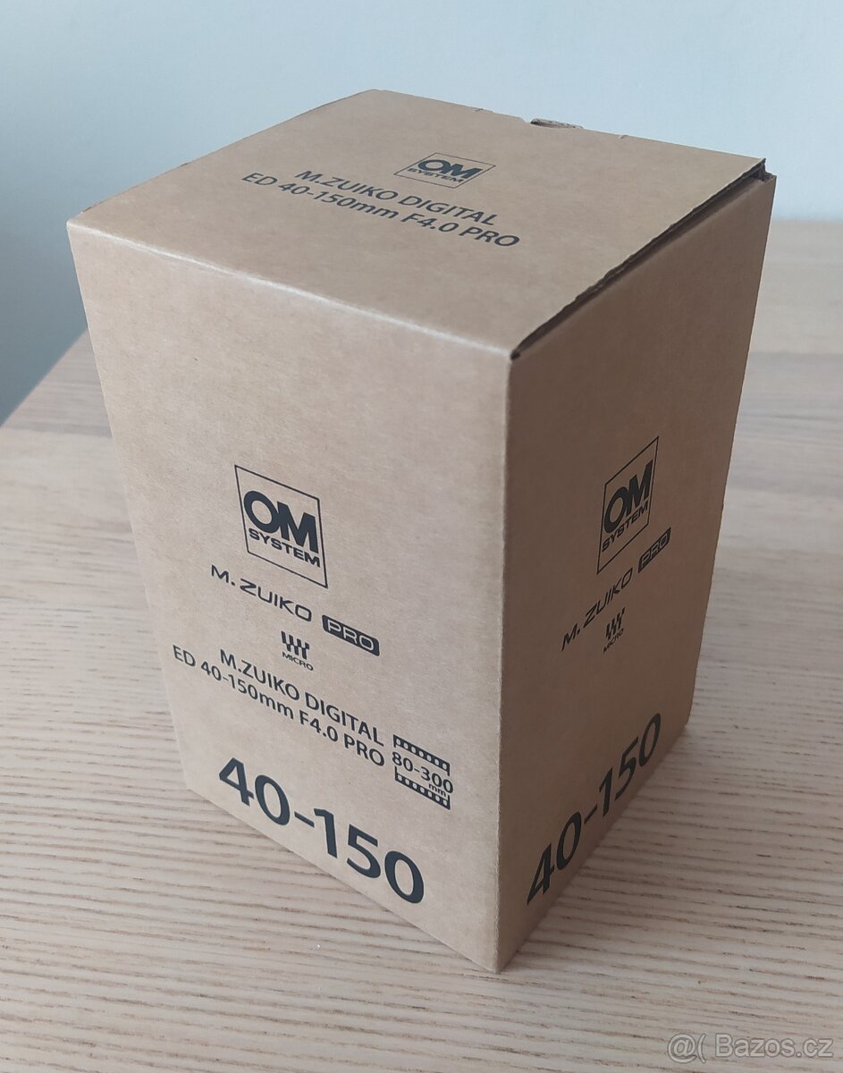 Olympus M.Zuiko 40-150 F4 PRO – NOVÝ, v záruce