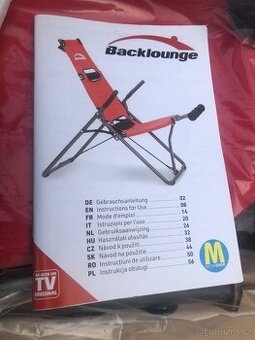 polohovací svičící lavice nová