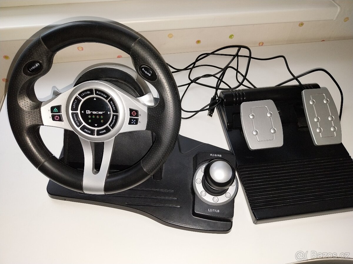 herní volant-Tracer Roadster 4in1 pro PC, PS3,