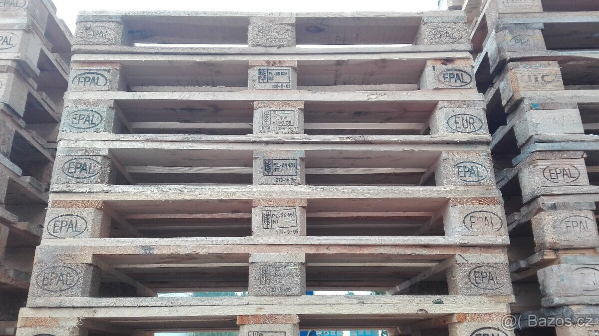 PRODÁM PALETY EUR + OBYČEJNÉ