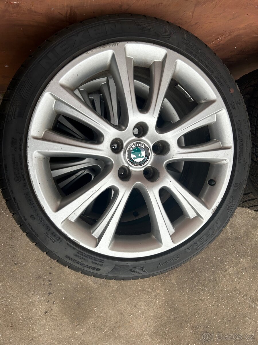 Alu Zenith - 5x112 r18 / letní pneu Nexen