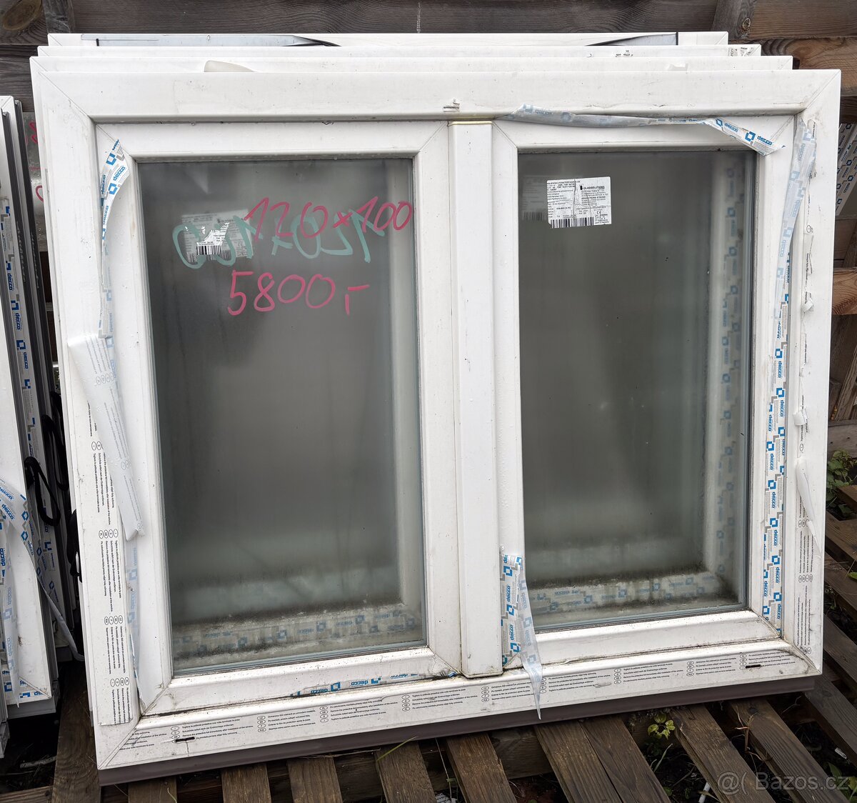 Prodám plastové okno 120x100