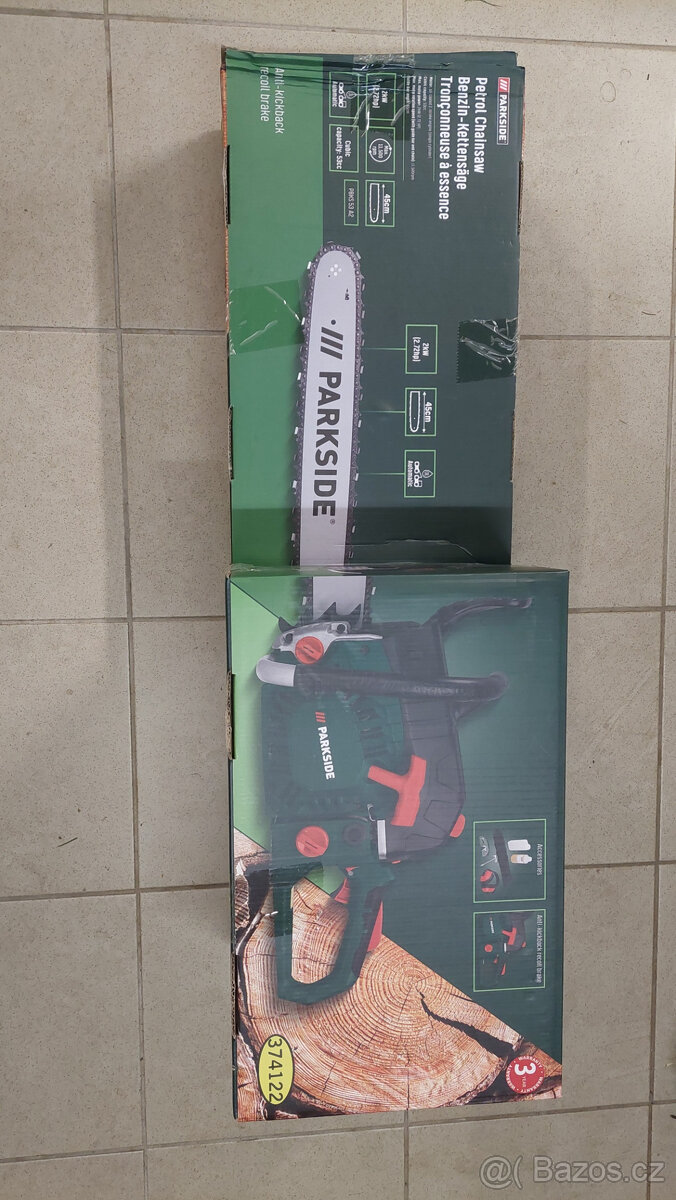 Parkside Benzínová řetězová pila PBKS 53 A2