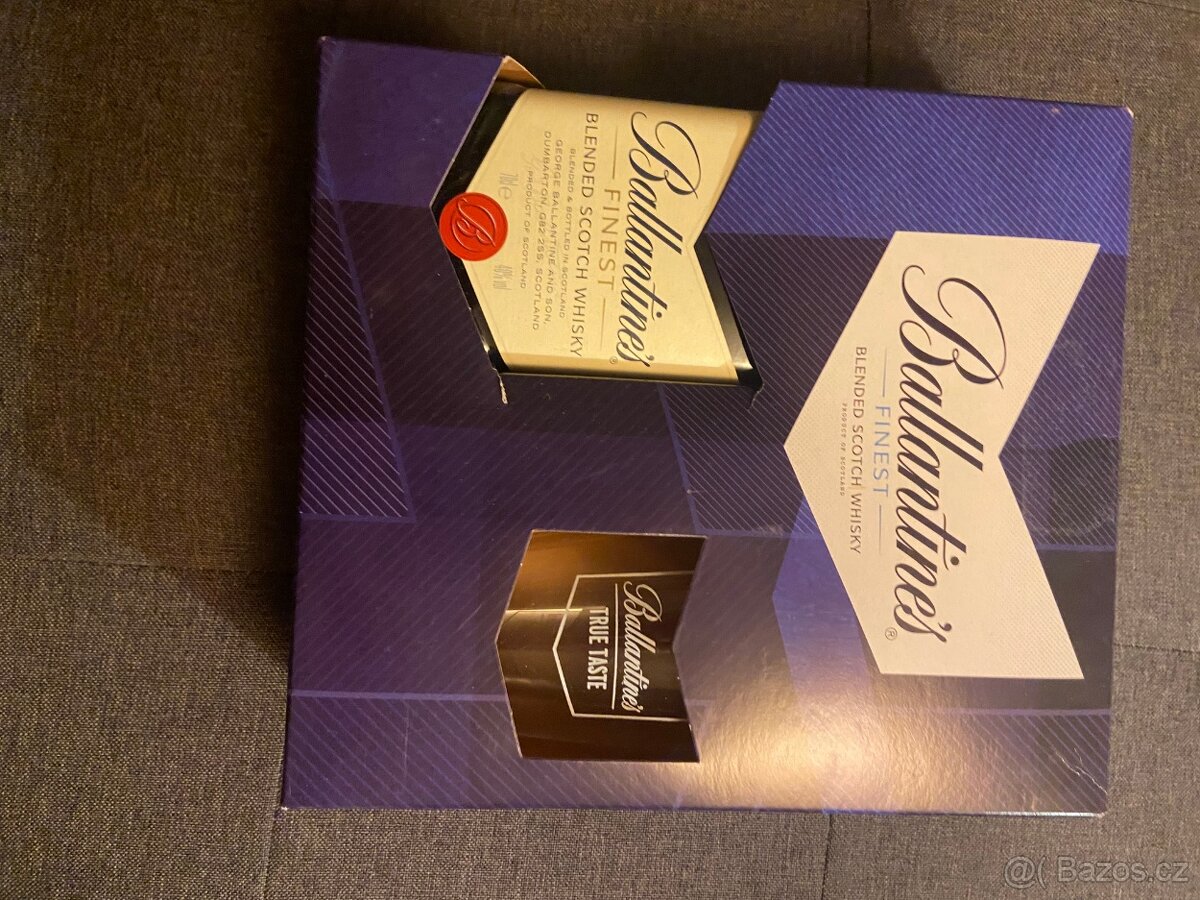Whisky 0,7 + 1 sklenice, orig. Praha 6