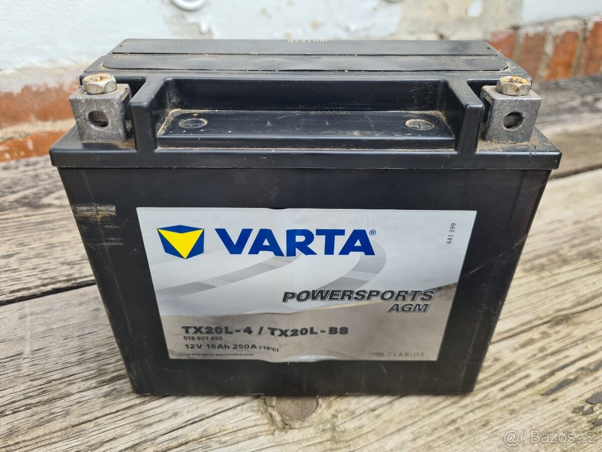 Baterka Varta 12V, 18 Ah, 250 A