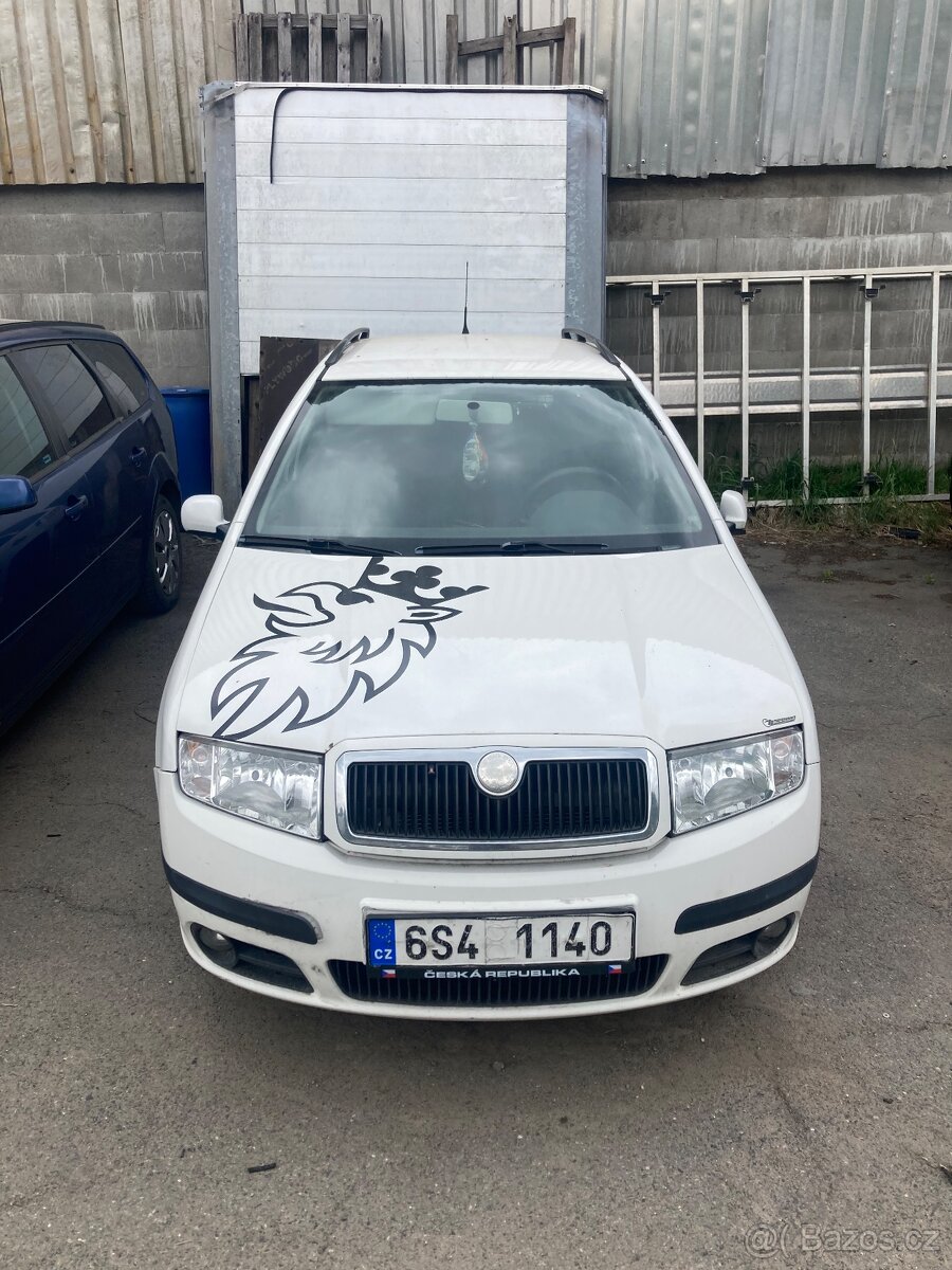 Fabia combi 1,2htp rv.:2007 47kw klima