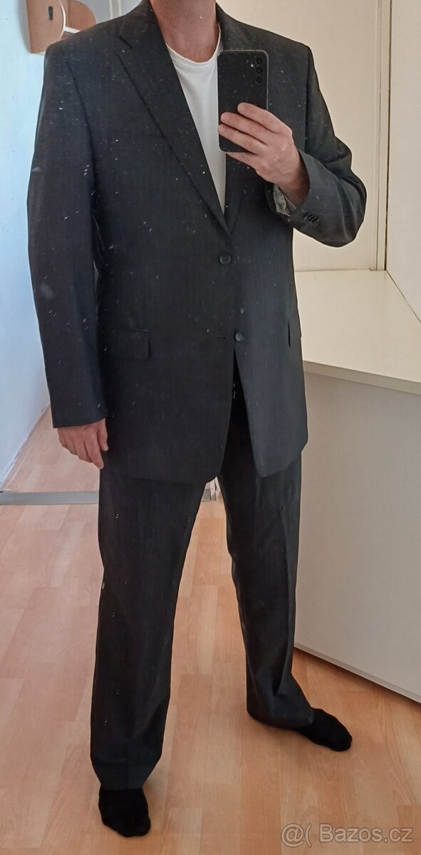 Pánský oblek vel. 114 šedý BLAŽEK