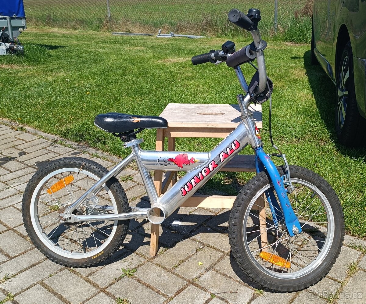 Odrážedlo pro velké děti Junior alu 16"