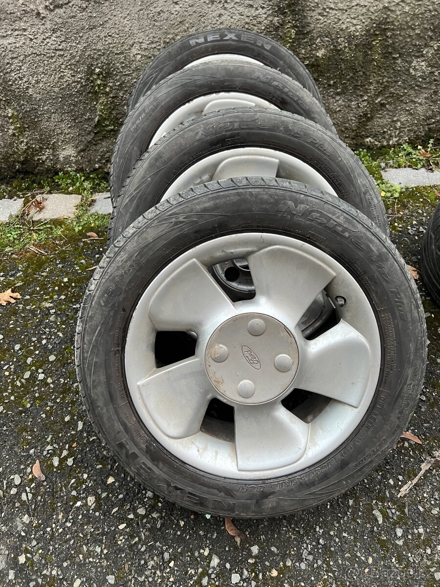 zánovní Letní pneu / Alu kola Ford 4x108 cena za sadu