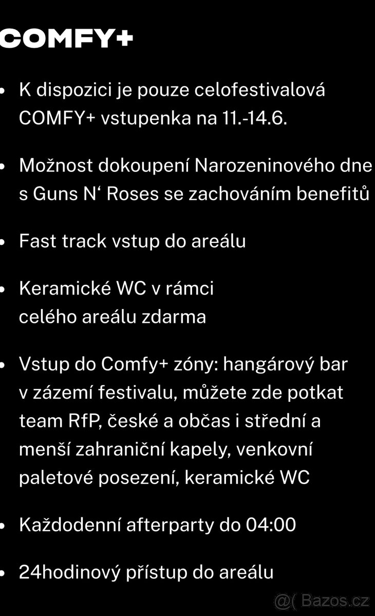Rock for people 2025 včetně ubytování pro 2 osoby v hotelu
