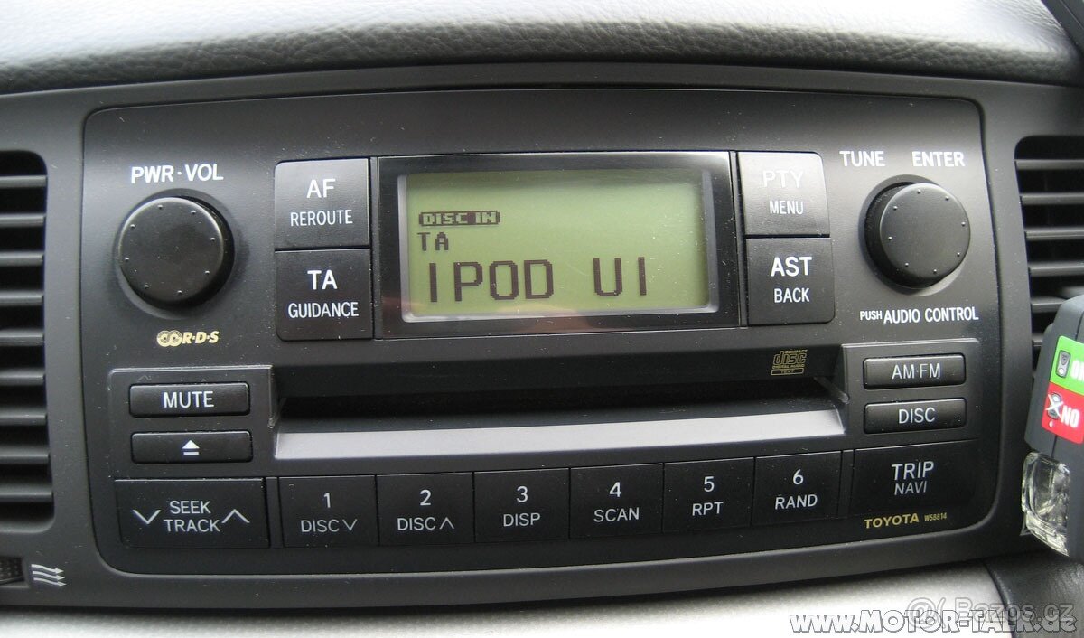 autoradio Toyota Corolla e12 2000 - 2007