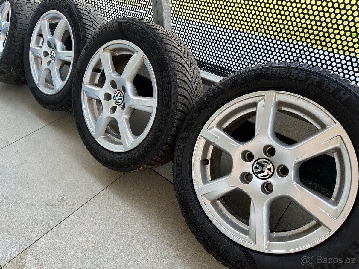 Originální Alu kola VW Polo 15" 195/55 R15 ET40