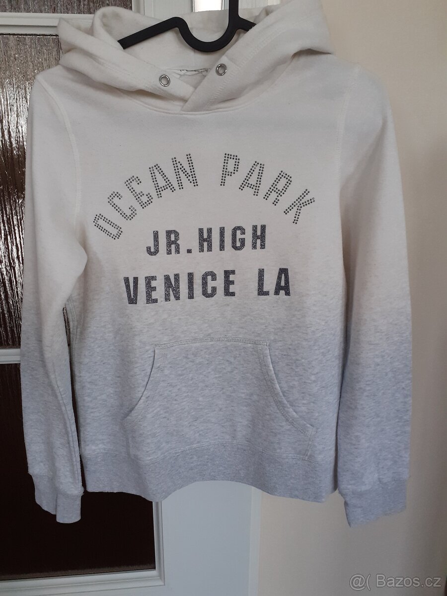 Dívčí mikina s kapucí H&M 146/152