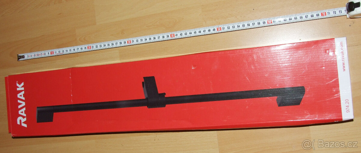 RAVAK 974.20 Sprchová tyč, hadice hlavice, Black Matt - NOVÁ
