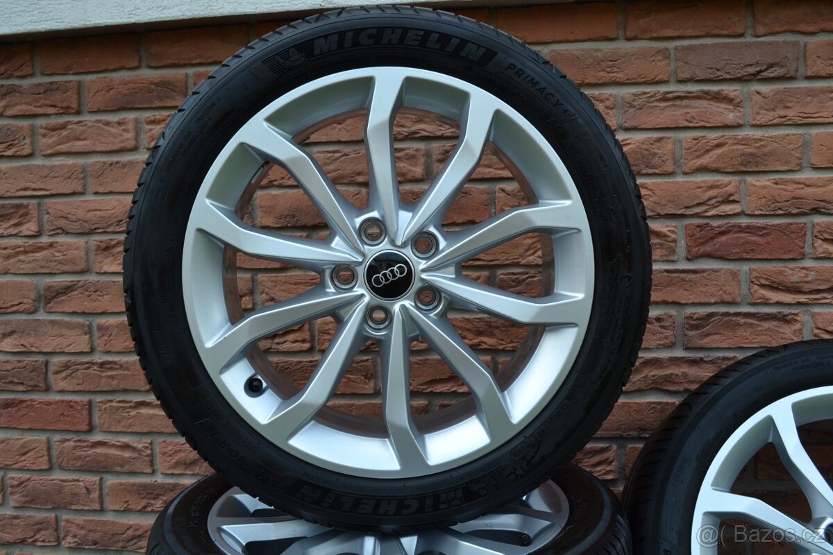 5x112 R18 Letní sada Orig. Audi A4 B9 + 245/40 R18 Michelin