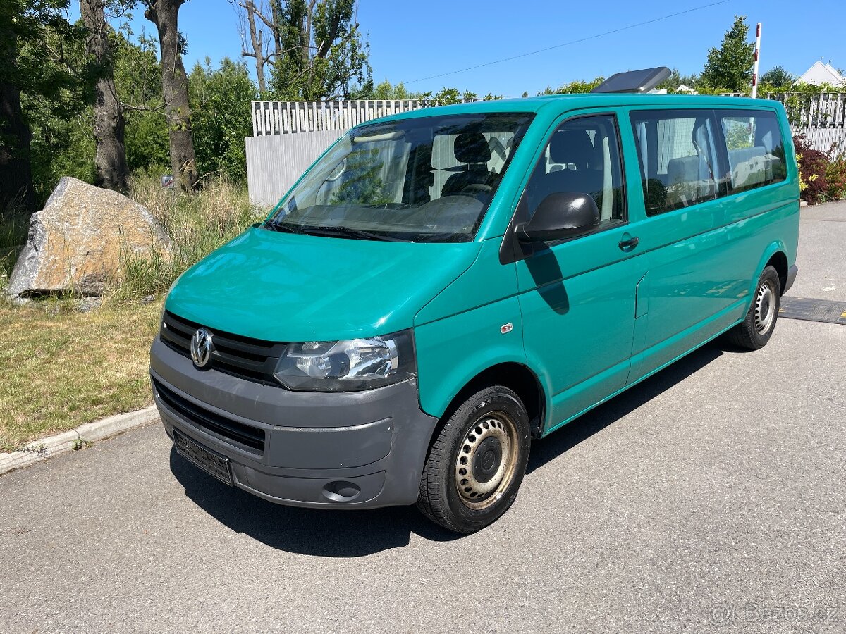 VW Transporter T5 2.0tdi 103kw, LONG verze, 9.míst