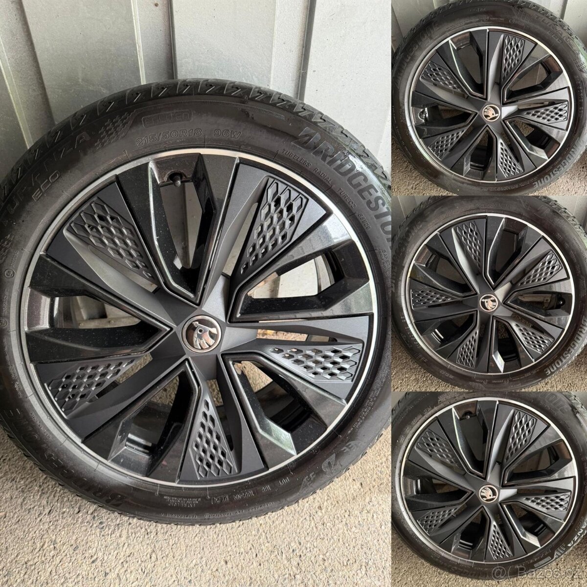 Kompletní sada 18" ALU kol Škoda originál