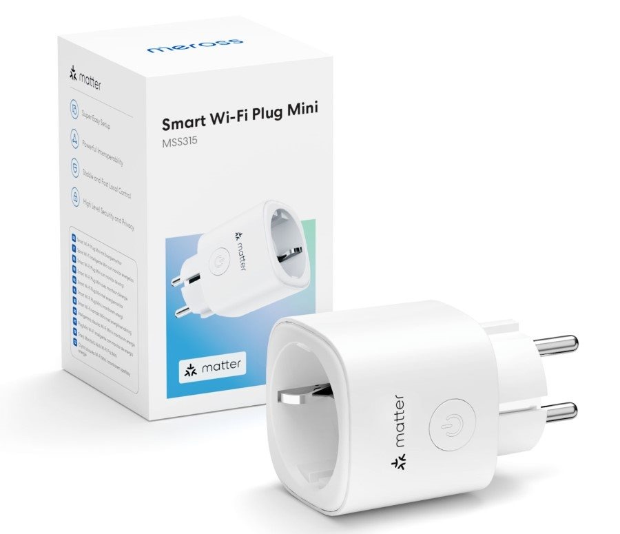 Chytrá zásuvka Meross Smart Wi-Fi,měření spotřeby MATTER 3KS