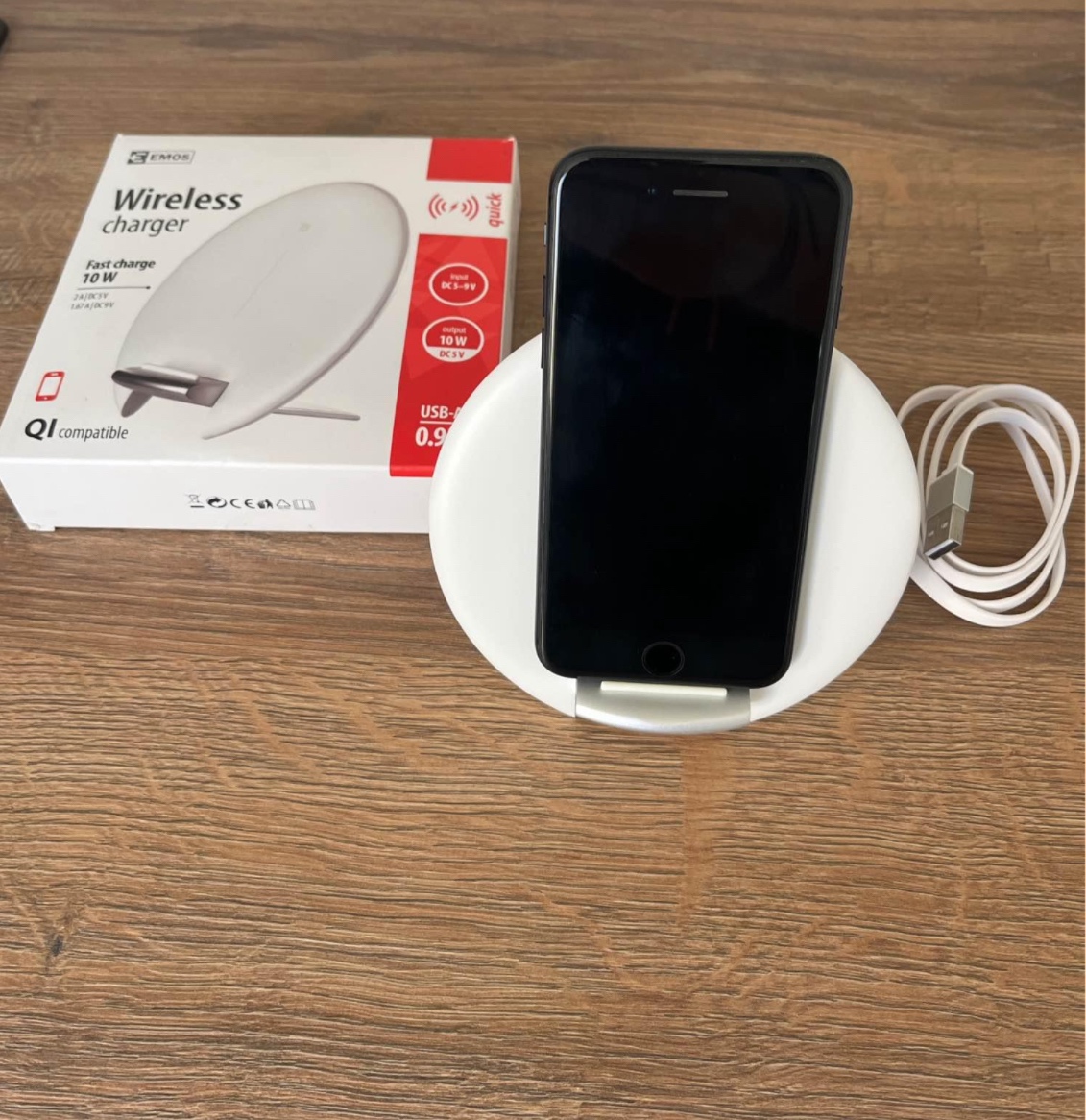 Bezdrátová USB nabíječka QUICK 2,0A V0121 EMOS