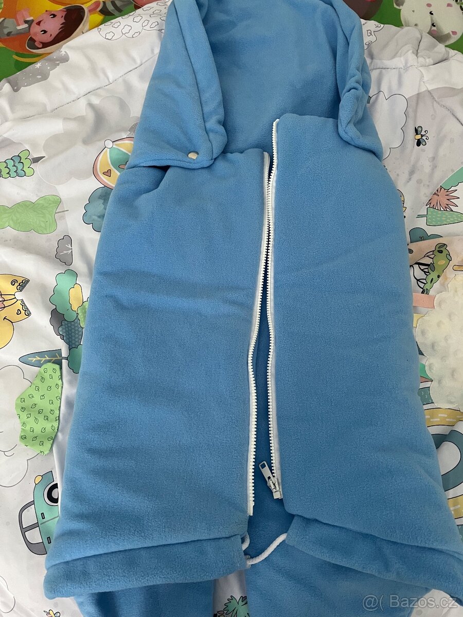 Zimní fusak/zavinovačka do autosedačky i kočárku