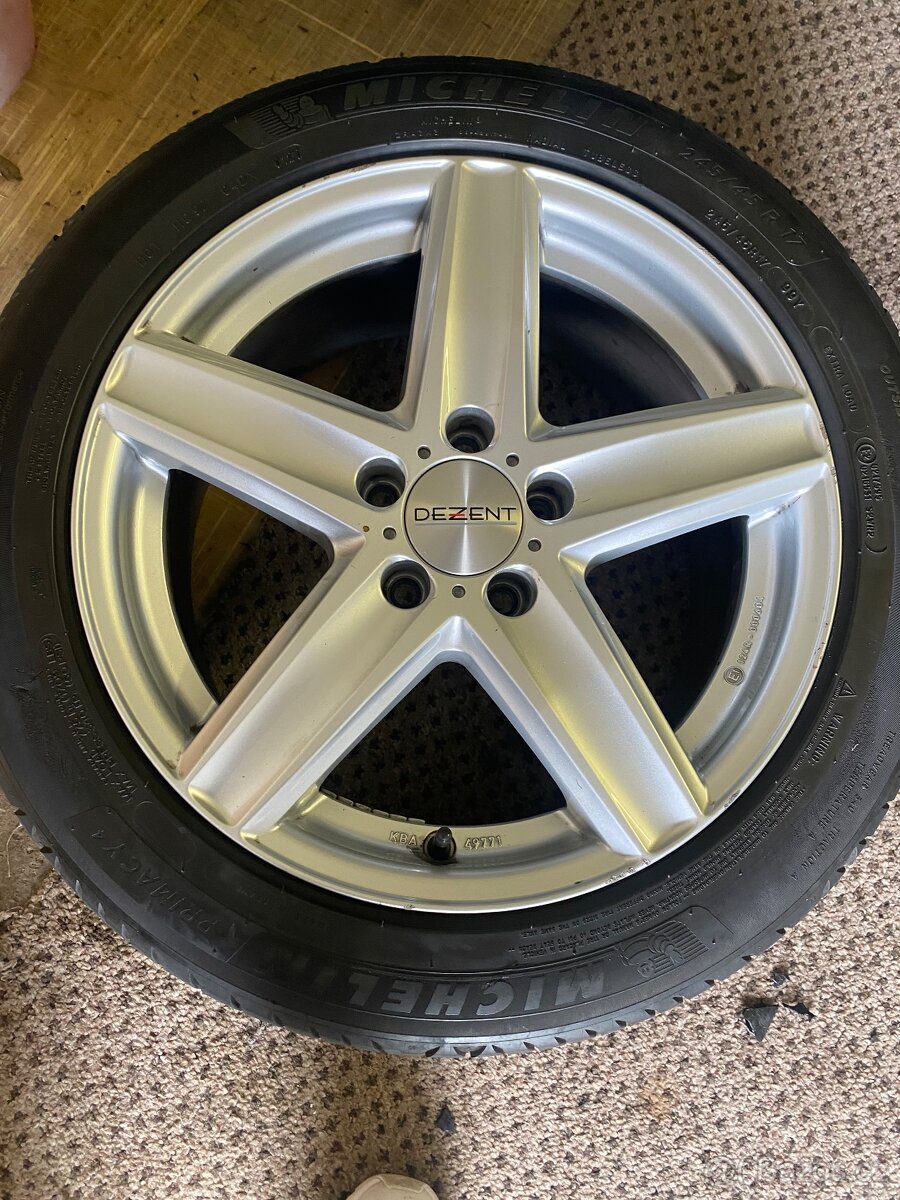 Prodám alu kola dezert 5x112 r17