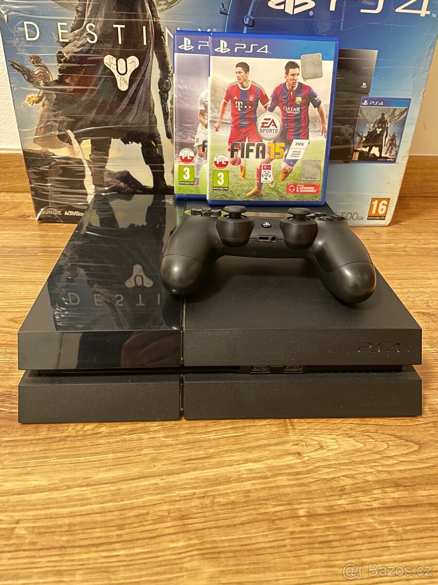 Ps4 500gb + ovladač + hry ( PlayStation)