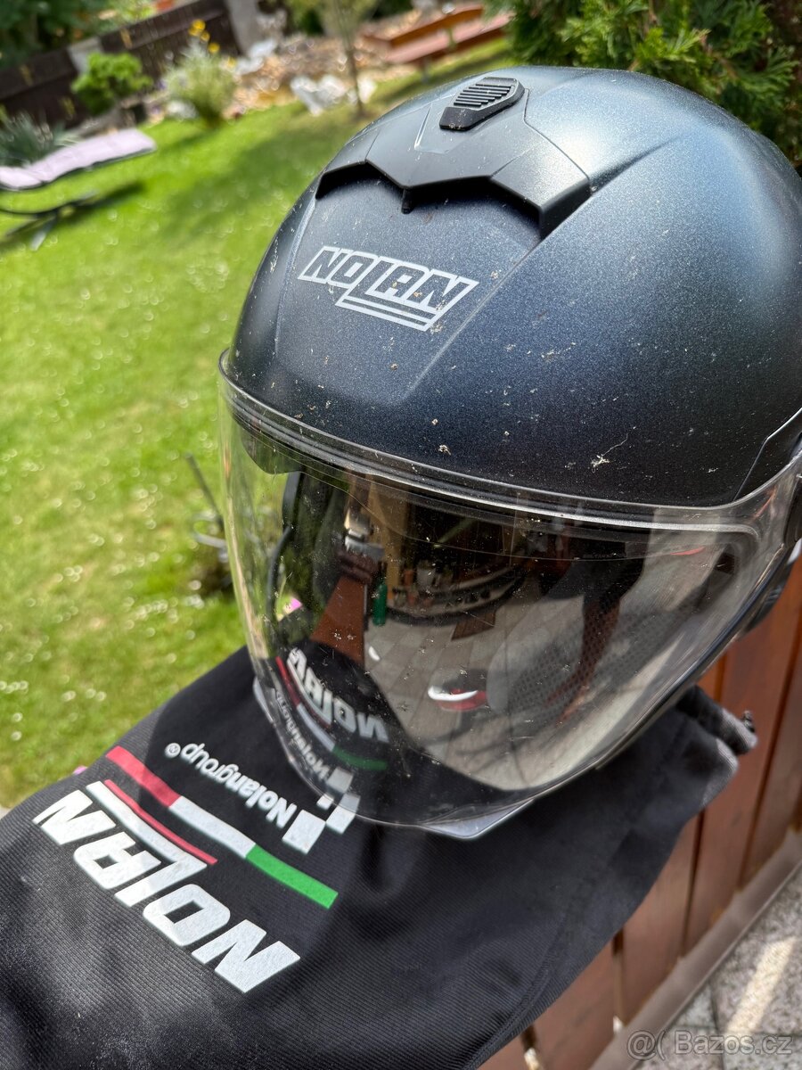 Prodám helmu na moto NOLAN + rukavice na moto