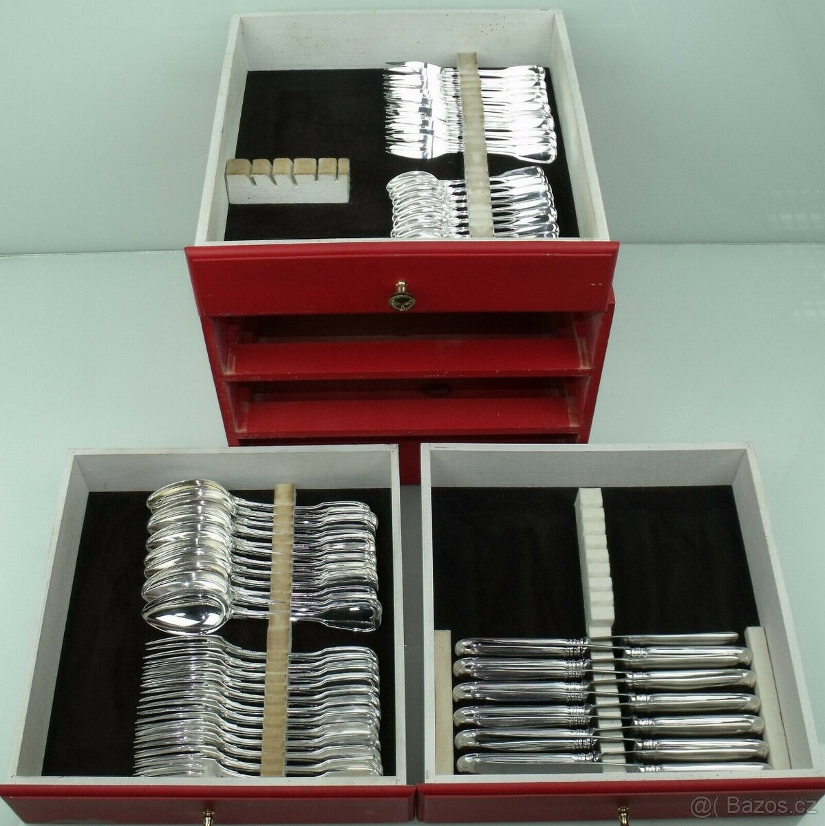 Příbory Wilkens Augsburger Thread 800 Silver, stolní příbory