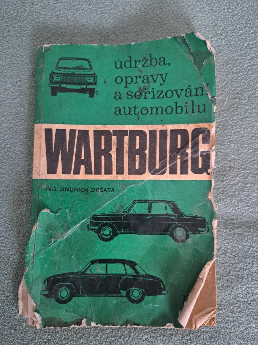 Kniha - příručka wartburg