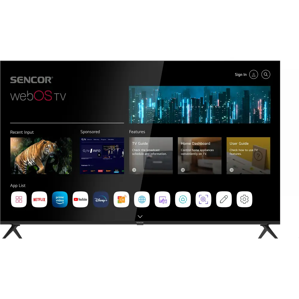 TV SENCOR 164CM