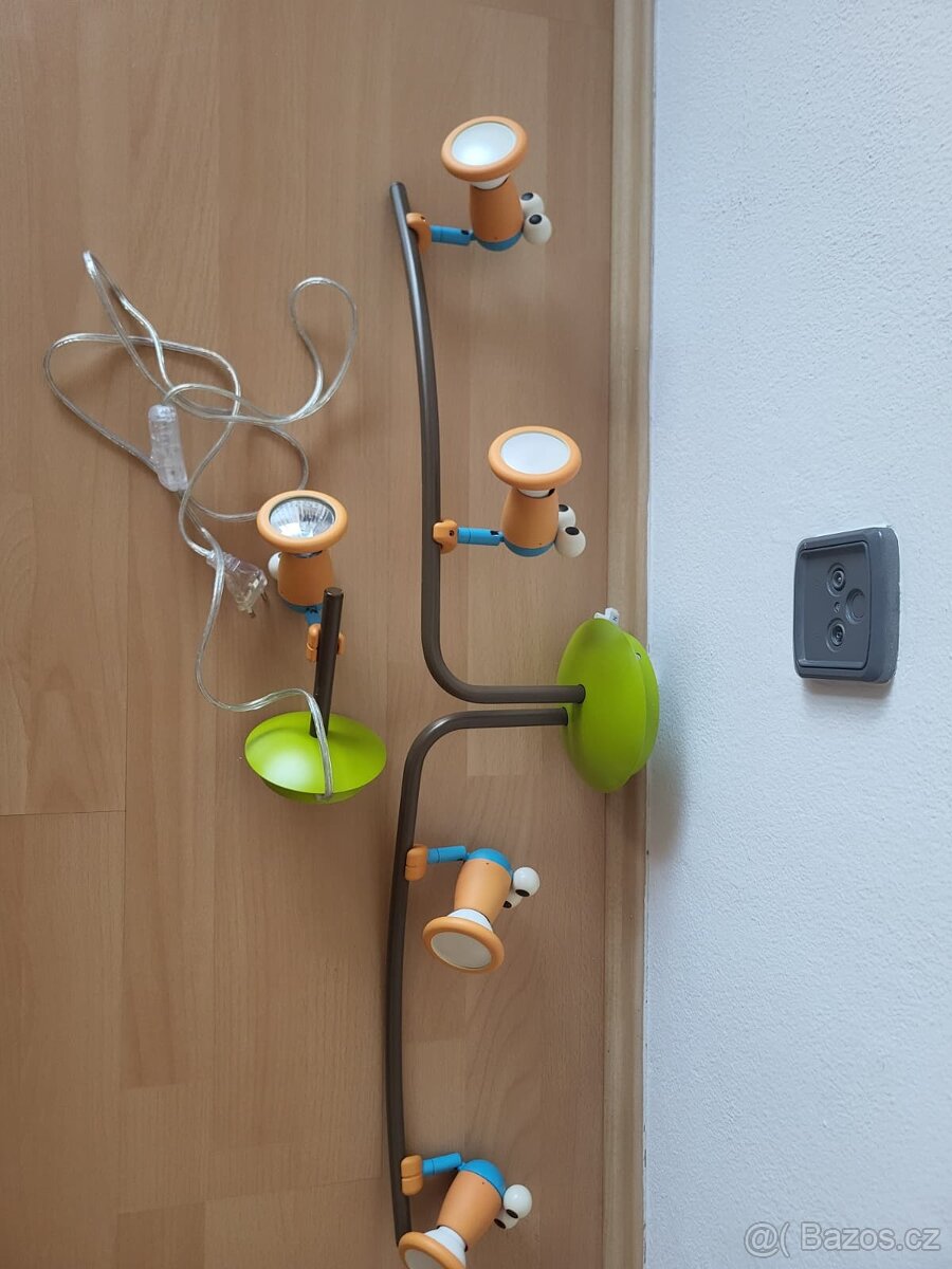 Dětské stropní světlo + lampička Philips Massive