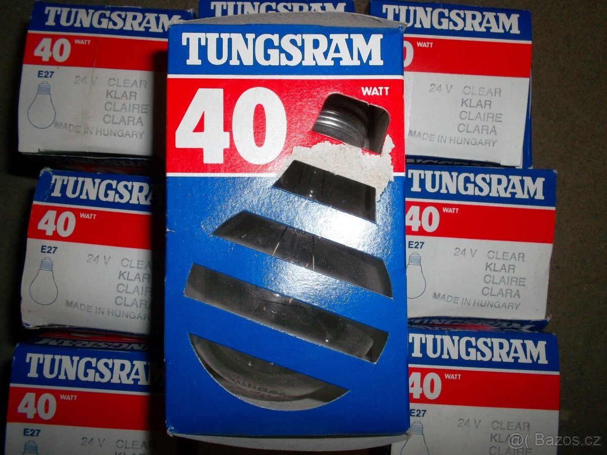 Žárovky, žárovka TUNGSRAM 24V