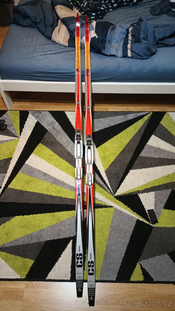 Běžky Fischer 200 cm (spěchá prodej)