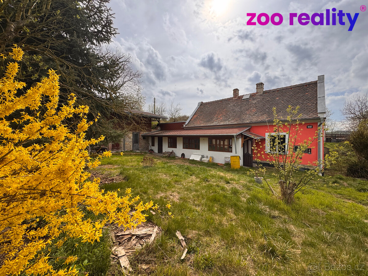 Prodej, rodinný dům 2+1, 630 m2, Liběšice, Dobříčany
