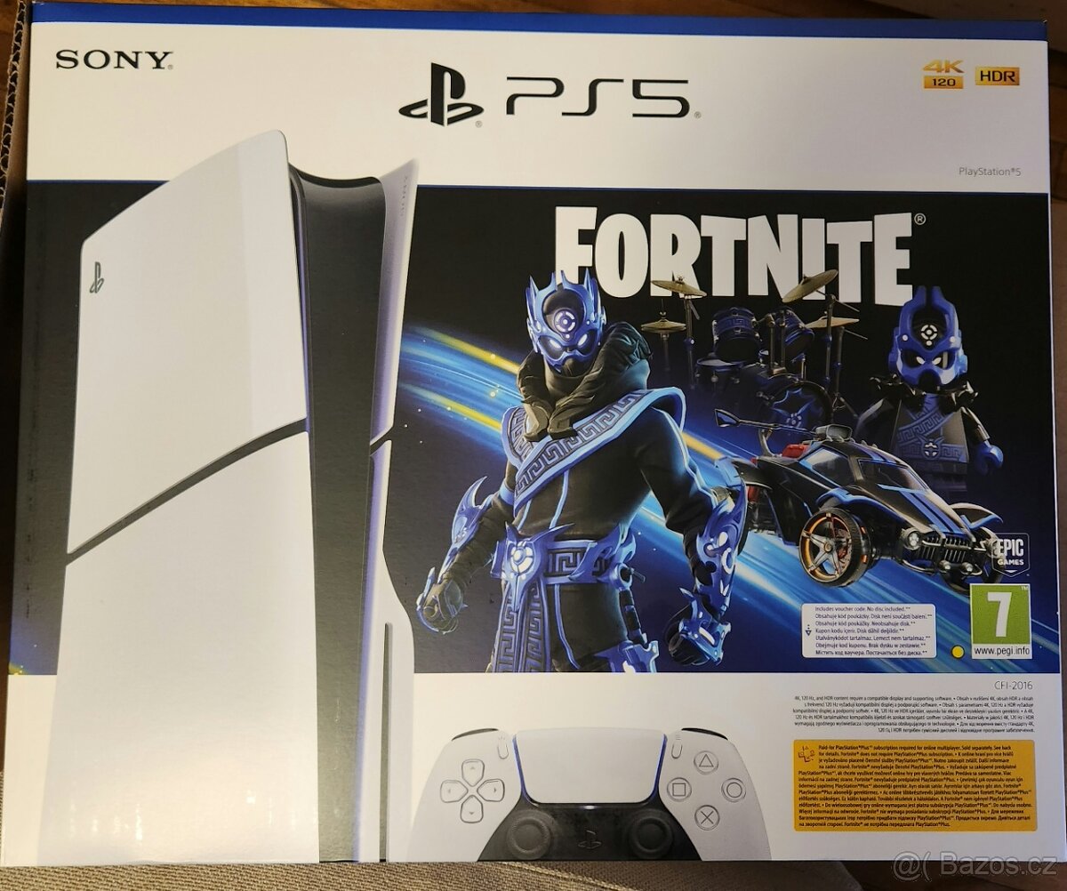 Playstation 5 slim Fortnite+Astrobot NEROZBALENÁ, 24měs.zár.